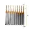 10pcs End Mill, End Mill Set, Mill Cutter, Titanium Coated