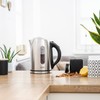 TZS First Austria Edelstahl Wasserkocher 2200W, 1,7 L, Temperatureinstellung 60-100