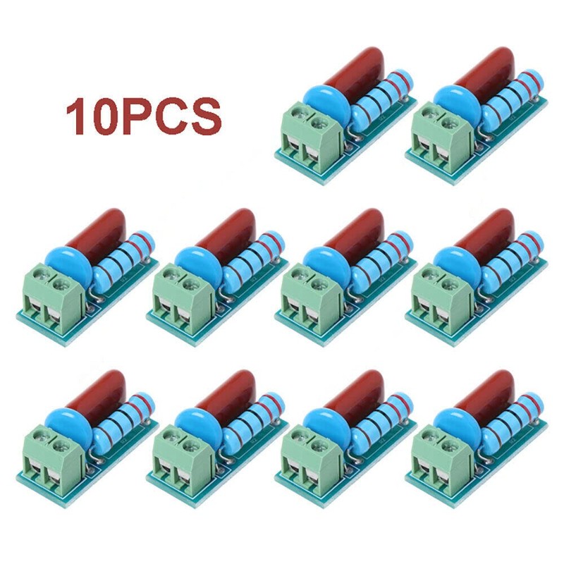 10PCS RC Absorption/Snubber Circuit Relay Contact Protection Resistance Surge