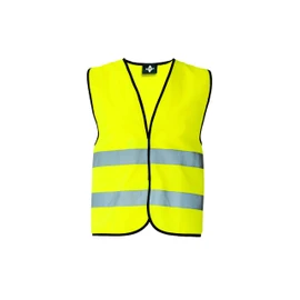Korntex KXVWG7XL Standard High-Visibility Vest, Yellow, Black Trim, 7XL