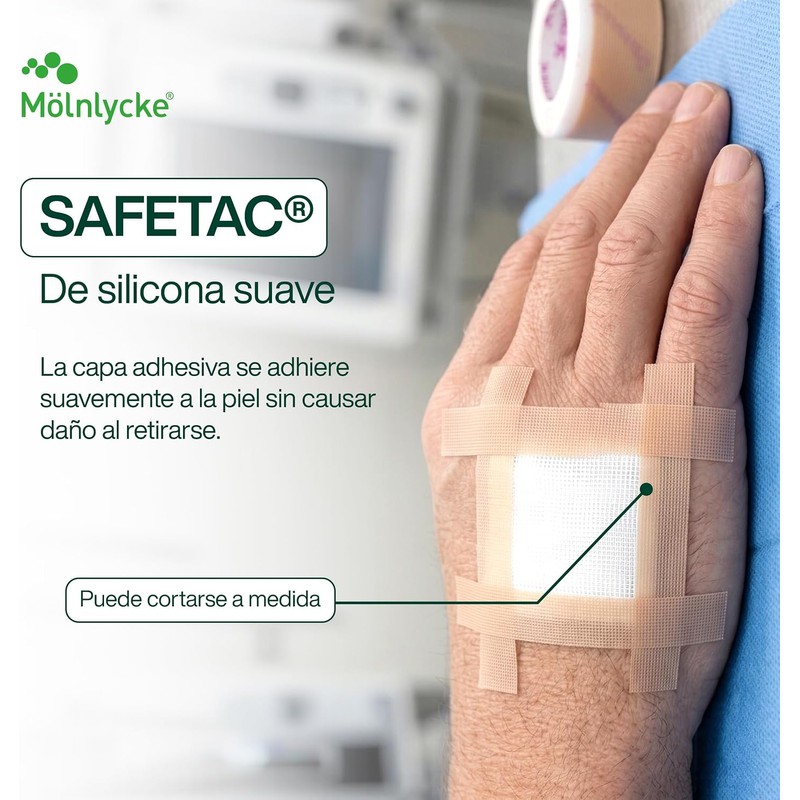 Mepitac 4 cm x 1.5 m Cinta De Silicona Para