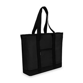 Everest Luggage Shopping Tote, Black, Black, One Size