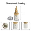 Coolant Temperature Sensor - Compatible with Lexus ES350/ES300h, Toyota 4Runner/RAV4/Sequoia/Sienna/Tacoma/Avalon/Camry/Corolla/Highlander/Land