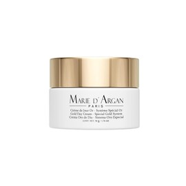 Crema Facial Oro De Dia con Oro 24K y Péptidos | Skin Care para Piel Grasa Seca o Normal | Textura Ligera y Natural | Crema Hidratante Facial para Mujeres a Partir de los 30 | MARIE D' ARGAN