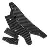 MORLORDY 4Pcs RC Car Skid Plate Carbon Fiber Chassis Armor