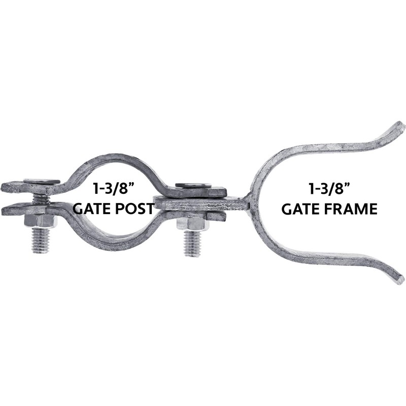 1-3/8" x 1-3/8" Chain Link Fence Gate Fork Latch - 