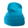 12 Inch Solid Long Beanie Made in USA - Aqua