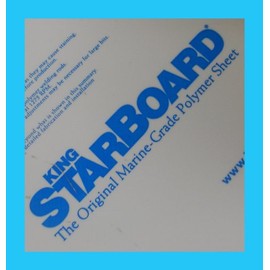 King Starboard 24 x 54 x 1/2 White/White