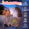 seOSTO Soothing Bunny Breathing Bunny Teddy Plush with Light and