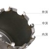 Vearter 110mm Carbide Hole Sawbit T.C.T Carbide Cobalt Steel Cutter