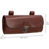 Gusti Fabrice P. Saddle Bag Leather Handlebar Bag Bicycle Bag