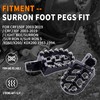 MWMNUN Sur Ron Foot Pegs, Dirt Bike Motorcycle Foot Pegs