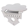 Mandolin Tailpiece Zinc Alloy 8 Strings Triangle Shape Mandolin Tailpiece