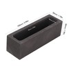 Graphite Ingot Mold Rectangular High Thermal Stability Metal Graphite Crucible