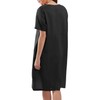 Amazhiyu Womens Pure Linen Summer Short Sleeve Midi Dresses with