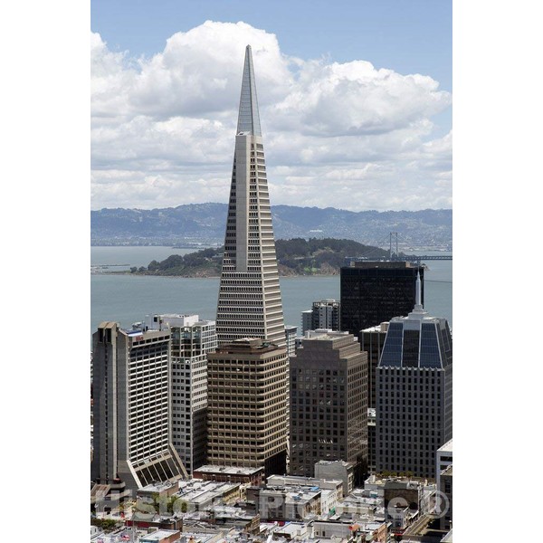 Historic Pictoric San Francisco, CA Photo - View of San