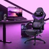 Dowinx Gaming Chair with Pocket Spring Cushion,Breathable PU Leather Computer