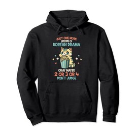 K-Drama Popcorn Cat Kdrama Korean Drama Pullover Hoodie