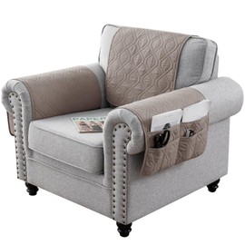 Water Proof Sofa Armrest Cover, 1/2/3 Seater Sofa Headrest Slipcovers with Pocket Nonslip Armchair Cover Quilted Furniture Protector for Recliner Leather Sofa Couch (Color : #9, Size : 3PCS (with 1