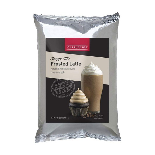 Cappuccine Frosted Latte Ice Coffee Frappe Mix - 3 lb Bag