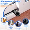 LELE LIFE Sliding Window Locks, Security Window Lock Adjustable Iron