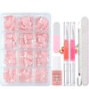 240 Stück Press On Nails Tips Set - Französisch Falsche