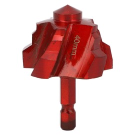 PPR Lifting Drill Bit Spiral Step Bit for PVC PPR Pipe Reaming 40mm Diameter Hex Shank Practical Addition Toolkit