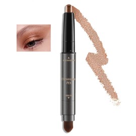Boobeen Eyeshadow Pencil, Cream Eyeshadow Pen with Blending Brush, Shimmering and Matte Eyeshadow Pen, Waterproof & Long Lasting