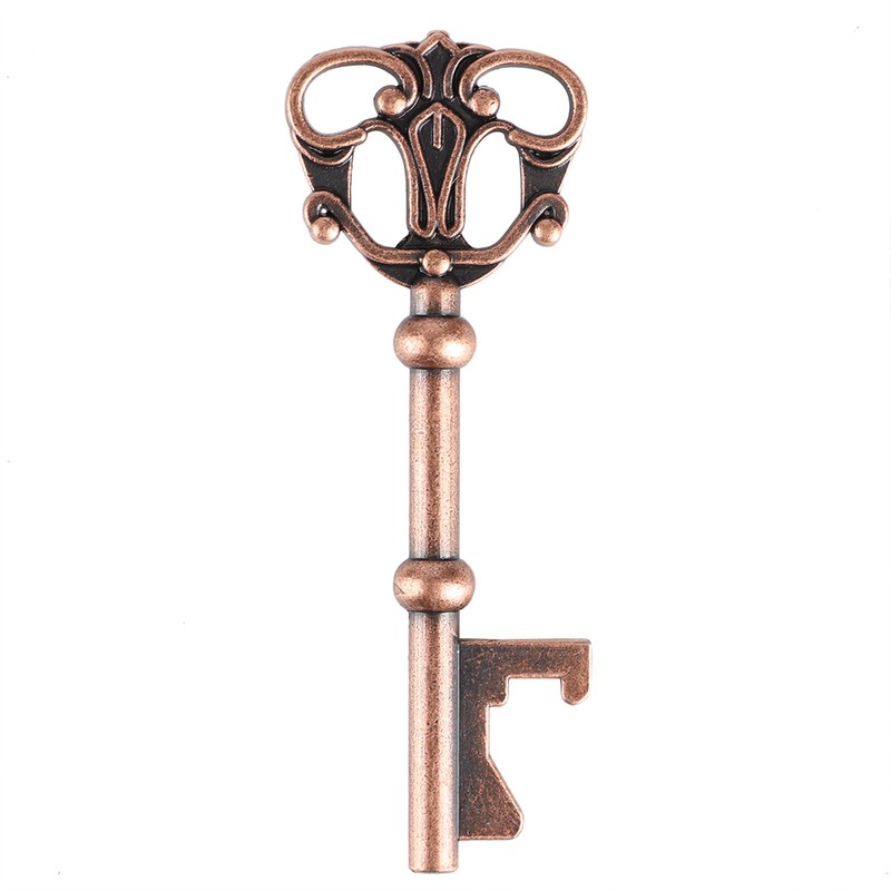50Pcs European Style Zinc Alloy Key Shape Wedding Beer Bottle