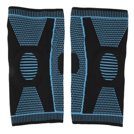 Sports Knee Pads Multi Purpose Skin Friendly Breathable Slip Resistant Shock Absorption Knee Brace for Mountaineering Blue L