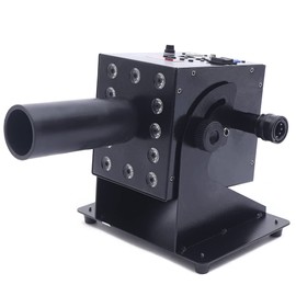 LED Co2 Jet Machine 250W Digital DMX Control 9 Channels Air column Fog Machine Smoke Jet Machine for Party Stage Shows Club Concert