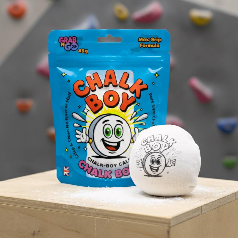 Climbing Chalk Ball in handy Resealable Bag - Premium Magnesium