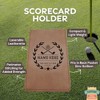 Golf Guy Gifts Golf Scorecard Holder (10 Fun Options) Add