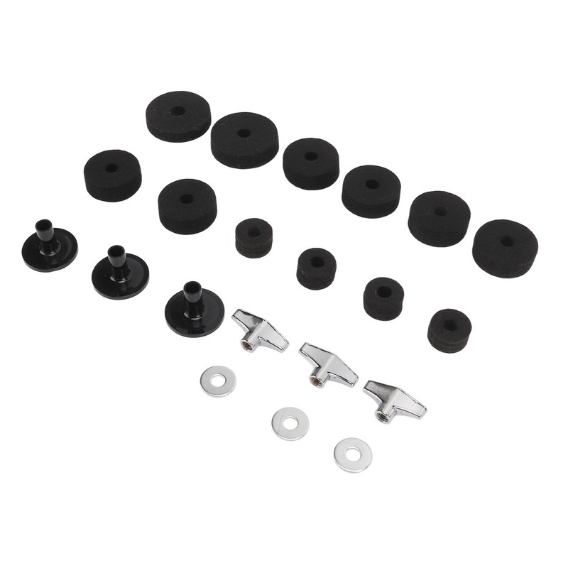 21Pcs Drum Cymbal Felt Pad Non Slip Instrument Accessory Replacement