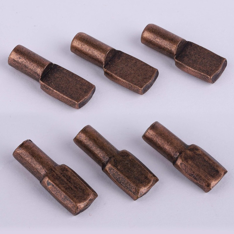 Tbestmax 5 mm Shelf Support Pegs Spoon Bookshelf Pins Cabinet