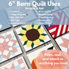Set of 4 Barn Quilt Kits 6" Unfinished Wooden Quilt