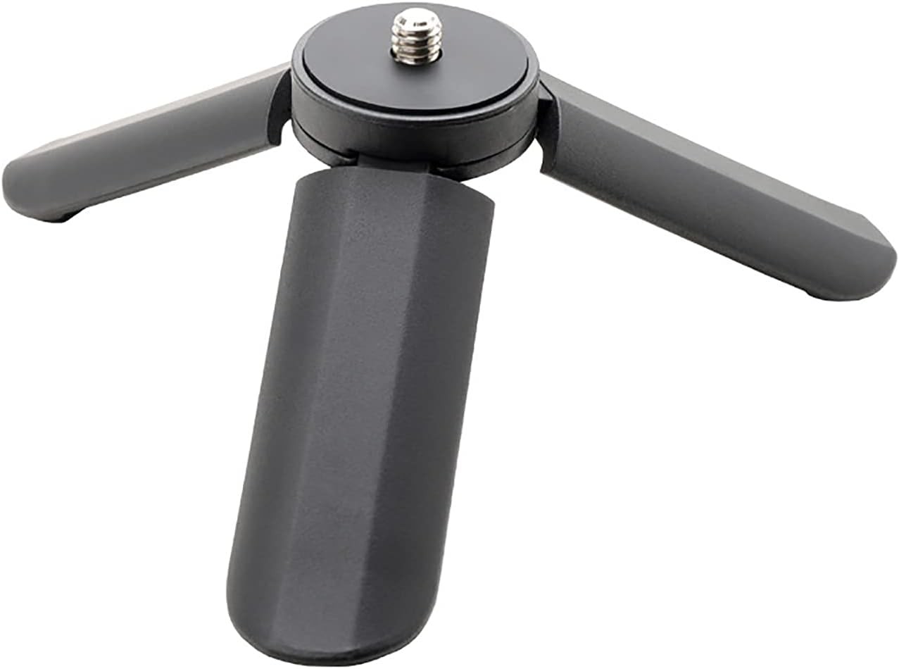 Mini trípode para teléfono móvil, Mini cámara, trípode portátil, estabilizador de Agarre, Capacidad de Carga máx. 600 g con Tornillo de 14 Pulgadas