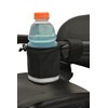 The Wright Stuff Unbreakable Wheelchair or Walker Cupholder in Black