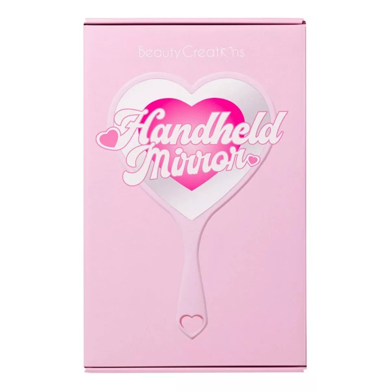 Beauty Creations Espejo De Mano Grande Forma Corazon Rosa Beauty