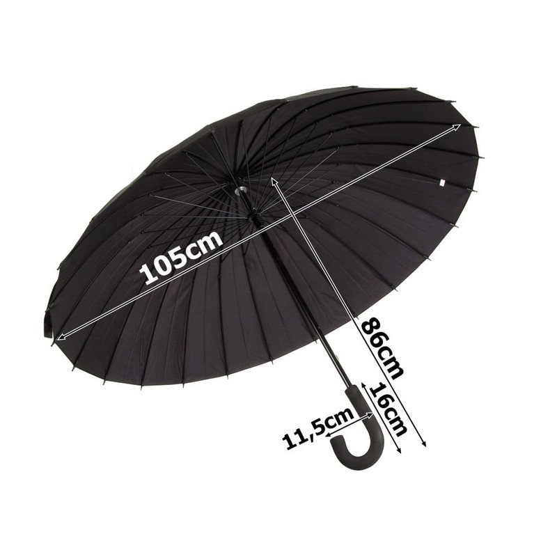 Verk Group XL Umbrella Stable Elegant Stick Umbrella Stormproof 105