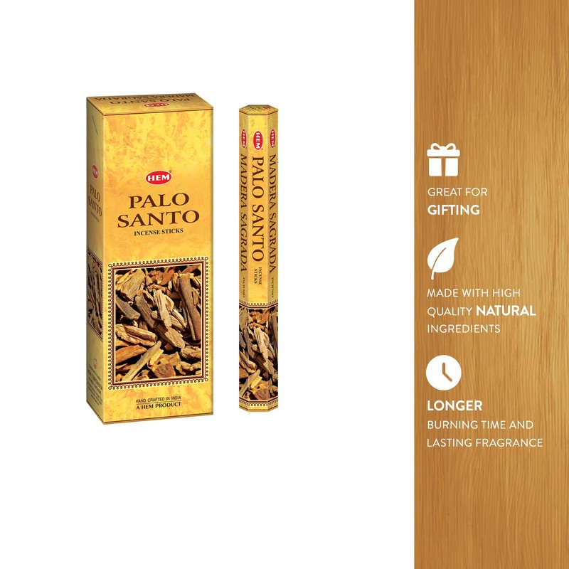 HEM Incense Sticks Pack of 120 - Palo Santo (6