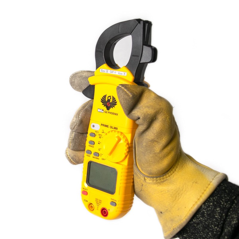 UEi DL369 Digital Clamp Meter HVAC Auto-Ranging 4000 Counts Volt
