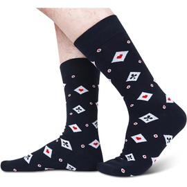 sockfun Funny Socks Novelty Socks Poker Socks Casino Gifts Gambling Gifts, Poker Gifts For Men Gifts For Gamblers