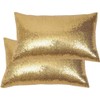 Eternal Beauty Decorative 2 PCS Rectangular Sequin Cushion Covers 12"x20",Sparkle