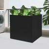 Kathring Metal Cube Planter for Outdoor Plants, 26" Square Heavy