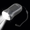 Wind Up Flashlight,Hand Crank Outdoor Flashlight | Weatherproof Solar LED