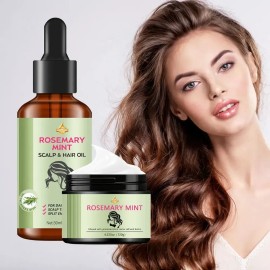Combo Sumifang: Aceite Capilar Y Mascarilla Romero Menta