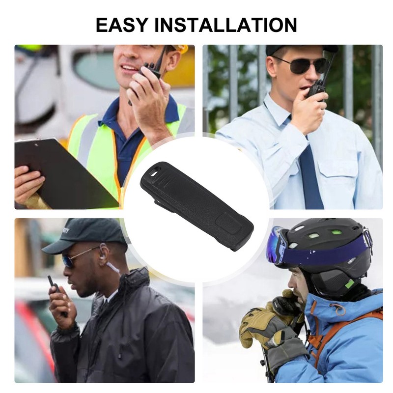 6Pcs Walkie Talkie Belt Clip Portable Sturdy Easy Installation Radio