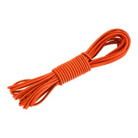 DMiotech 3mm Shock Cord, 7.6 M Orange Bungee Cord Tent Pole Shock Cord Round Elastic Kayak Rope Stretch String Marine Grade Heavy Polyester for DIY Projects Tie Downs