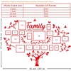 Family Tree Photo Frame Stickers for Wall DIY 3D Tree